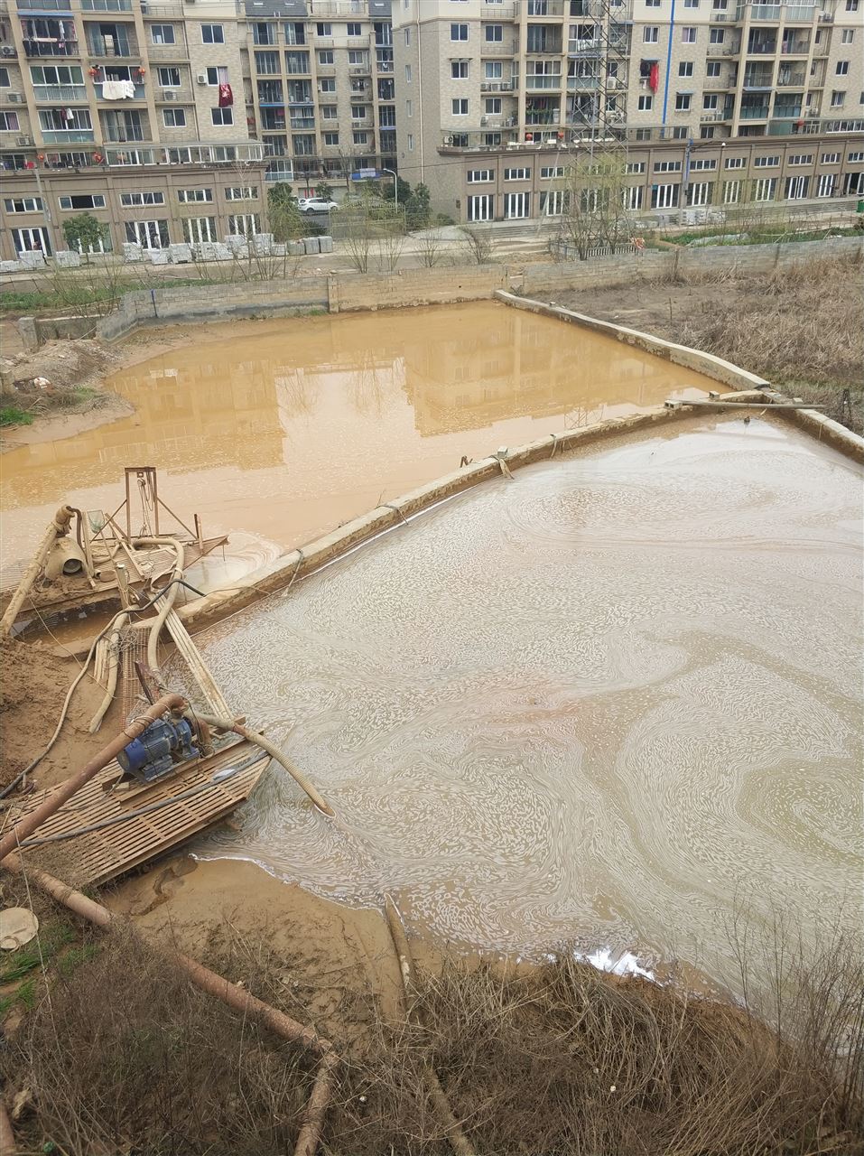 船山沉淀池淤泥清理-厂区废水池淤泥清淤