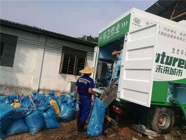船山工业污泥压干处理